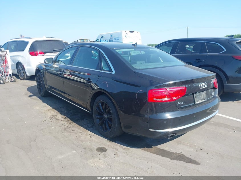 2011 Audi A8 VIN WAURVAFD6BN005554 IAAI salvage auction — RIGHT FRONT, Salvage (Idaho), sold $825 on 2026-07-08 (photo 3)