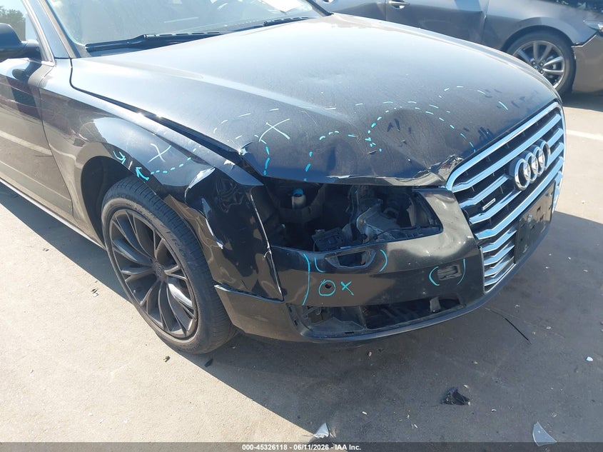 2011 Audi A8 VIN WAURVAFD6BN005554 IAAI salvage auction — RIGHT FRONT, Salvage (Idaho), sold $825 on 2026-07-08 (photo 6)