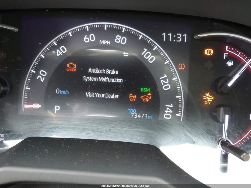 2019 Toyota Rav 4 VIN JTMN1RFV1KD512789 IAAI salvage auction — LEFT SIDE, Junk Bill Of Sale Mv2459 (Wisconsin), sold $10,200 on 2026-07-28 (photo 7)