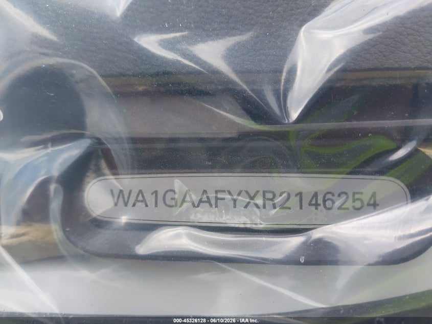 2024 Audi Q5 VIN WA1GAAFYXR2146254 IAAI salvage auction — FRONT END, Salvage (Georgia), sold $15,200 on 2026-07-07 (photo 9)