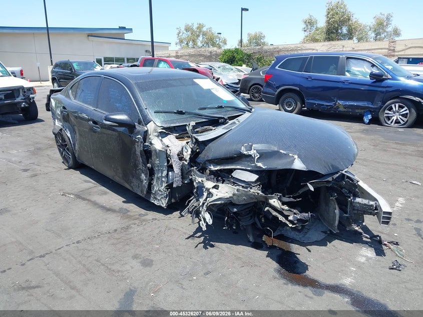 2012 Lexus Is VIN JTHBF5C2XC5180482 IAAI salvage auction — FRONT & REAR, Salvage Title, sold $175 on 2026-07-10 (photo 6)