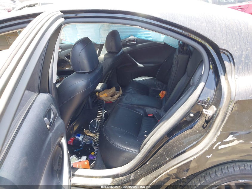 2012 Lexus Is VIN JTHBF5C2XC5180482 IAAI salvage auction — FRONT & REAR, Salvage Title, sold $175 on 2026-07-10 (photo 8)