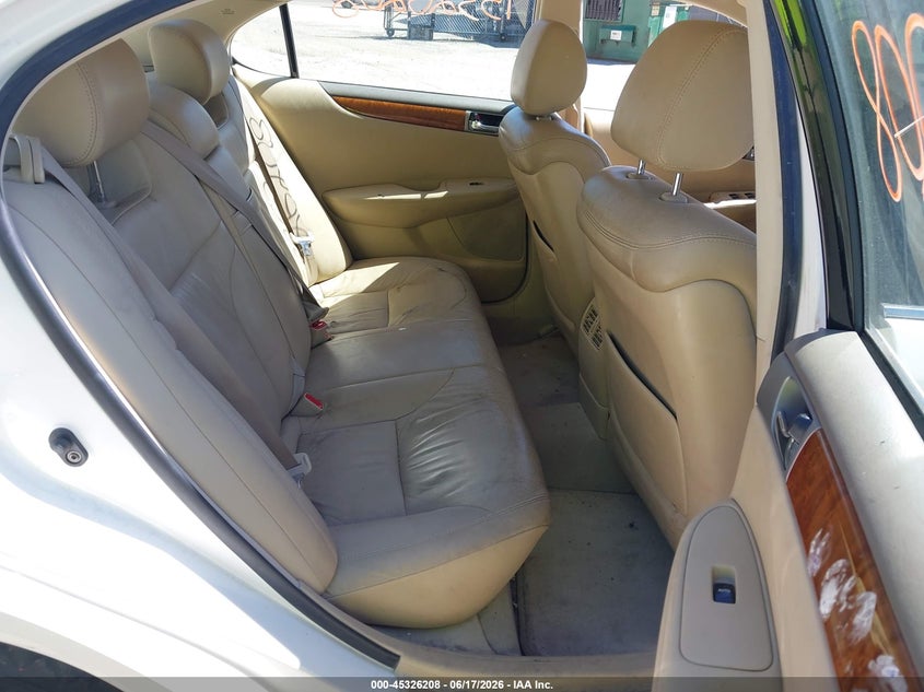 2006 Lexus Es 330 VIN JTHBA30G965149408 IAAI salvage auction — REAR END, Salvage (Maine), sold $850 on 2026-07-27 (photo 8)
