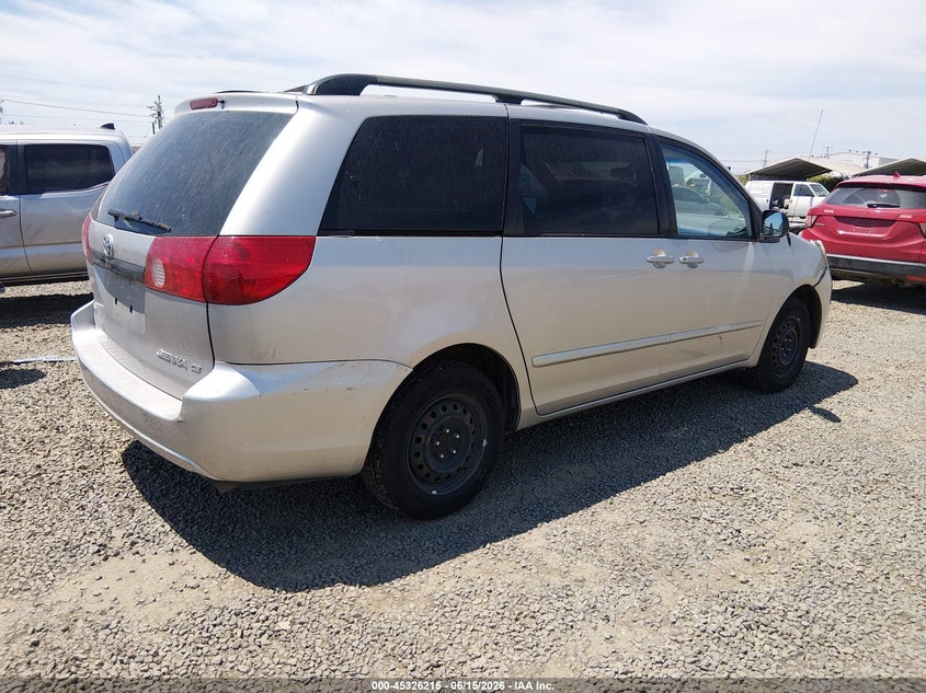 2006 Toyota Sienna VIN 5TDZA23C26S569413 IAAI salvage auction — FRONT END, Salvage (Oregon), sold $225 on 2026-07-27 (photo 4)
