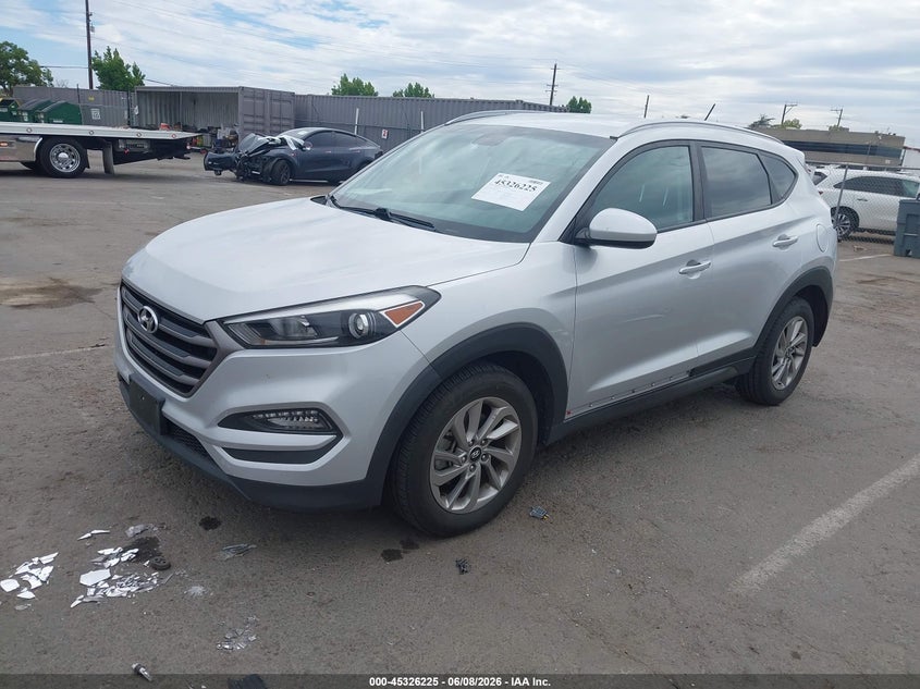 2016 Hyundai Tucson VIN KM8J33A48GU116723 IAAI salvage auction — REAR END, Salvage Title, sold $3,000 on 2026-07-29 (photo 2)