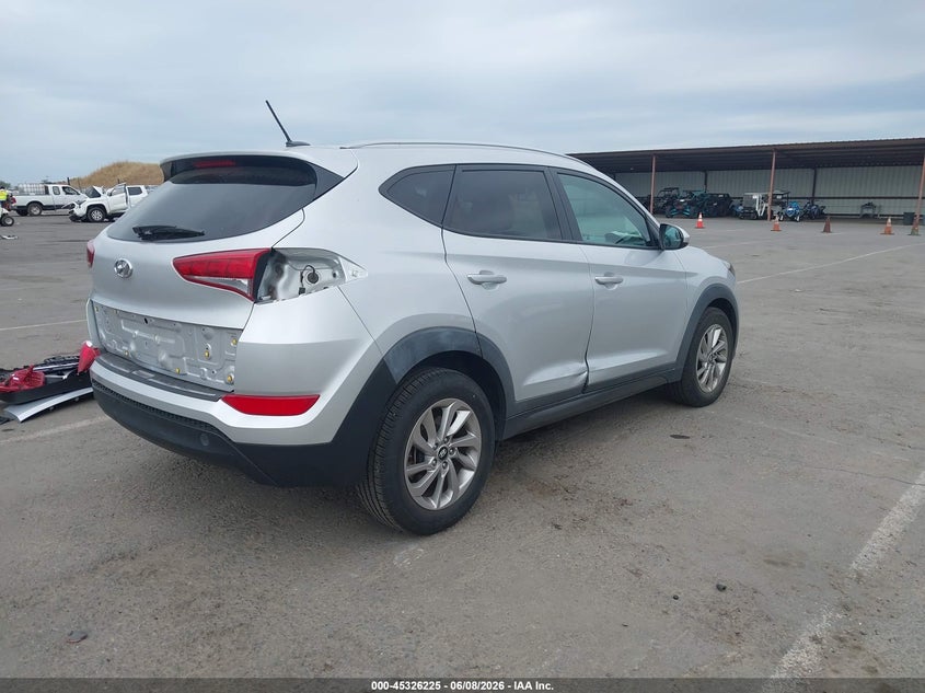 2016 Hyundai Tucson VIN KM8J33A48GU116723 IAAI salvage auction — REAR END, Salvage Title, sold $3,000 on 2026-07-29 (photo 4)