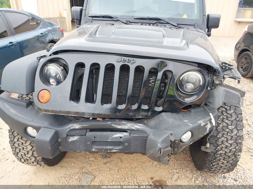 2013 Jeep Wrangler / VIN 1C4BJWEG4DL590304 IAAI salvage auction — FRONT END, Salvage Title, sold $3,650 on 2026-07-10 (photo 6)