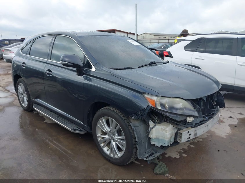 2011 Lexus Rx 450h VIN JTJZB1BA2B2405598 IAAI salvage auction — FRONT END, Original (Texas), sold $2,450 on 2026-07-11 (photo 1)