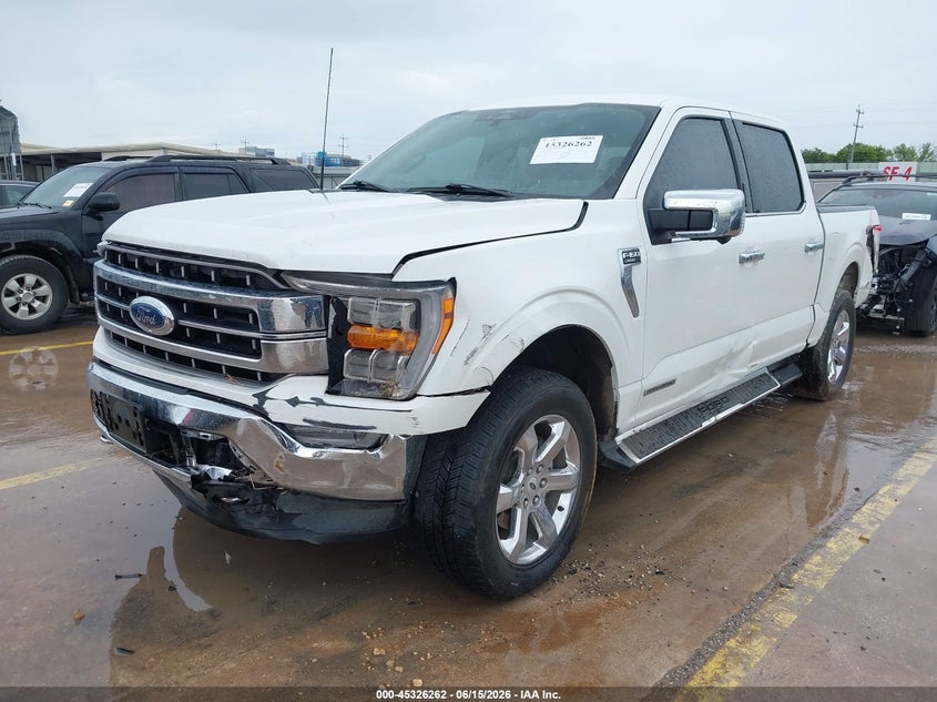 2022 Ford F-150 VIN 1FTFW1ED6NFB81250 IAAI salvage auction — LEFT SIDE, Salvage Title, sold $17,200 on 2026-09-12 (photo 2)