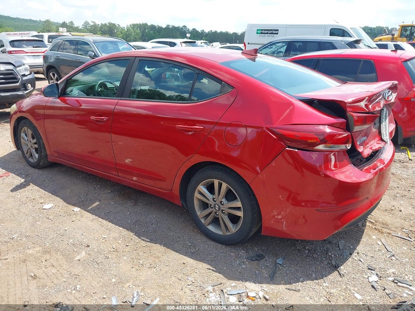 2017 Hyundai Elantra VIN KMHD84LF7HU427774 IAAI salvage auction — REAR END, Salvage (Alabama), sold $725 on 2026-07-08 (photo 3)