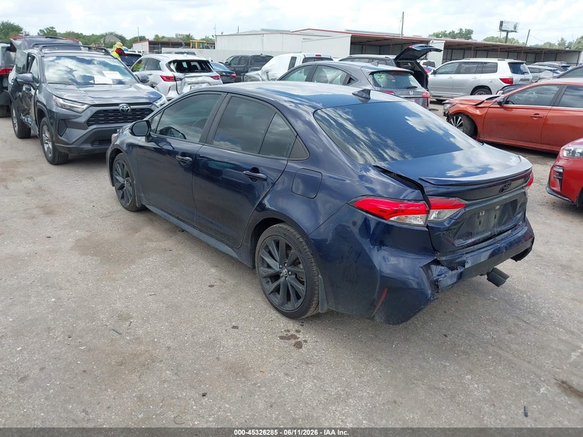 2024 Toyota Corolla VIN 5YFS4MCE8RP178897 IAAI salvage auction — REAR END, Salvage (Texas), sold $25 on 2026-07-29 (photo 3)