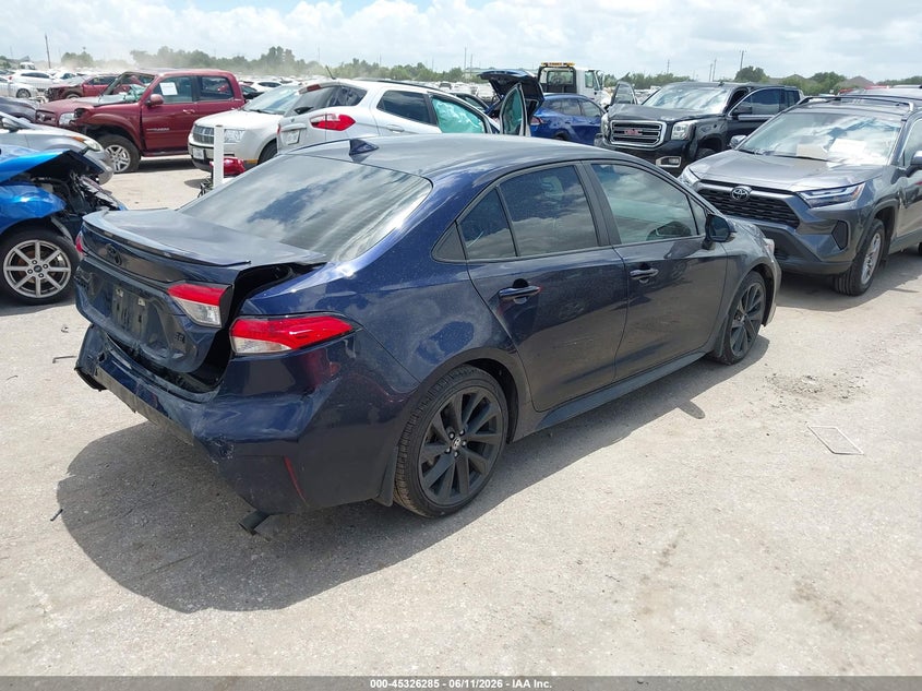 2024 Toyota Corolla VIN 5YFS4MCE8RP178897 IAAI salvage auction — REAR END, Salvage (Texas), sold $25 on 2026-07-29 (photo 4)