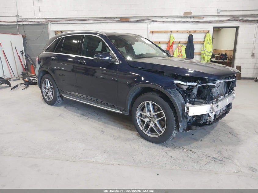 2019 Mercedes-benz Glc VIN WDC0G4KB5KV189522 IAAI salvage auction — FRONT END, Salvage Title, sold $7,800 on 2026-07-29 (photo 1)