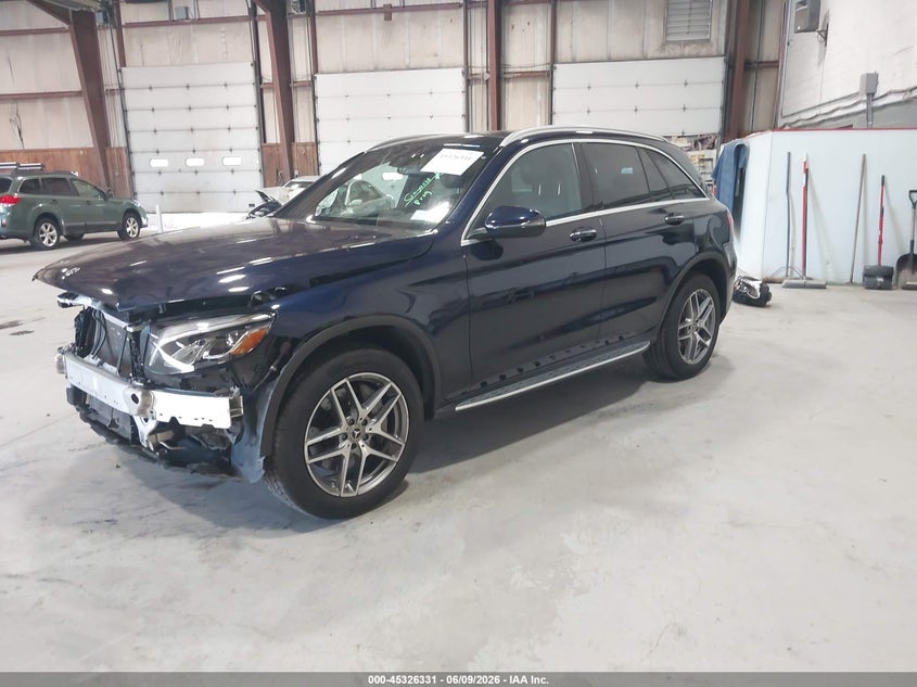 2019 Mercedes-benz Glc VIN WDC0G4KB5KV189522 IAAI salvage auction — FRONT END, Salvage Title, sold $7,800 on 2026-07-29 (photo 2)