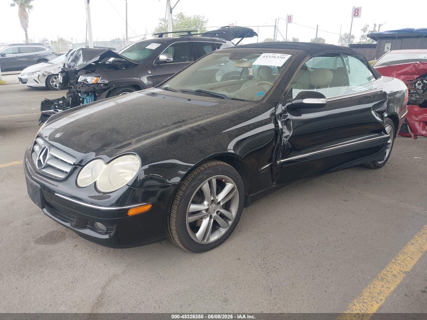 2006 Mercedes-benz Clk-class VIN WDBTK56G16T064126 IAAI salvage auction — LEFT SIDE, Salvage (California), sold $600 on 2026-07-15 (photo 2)