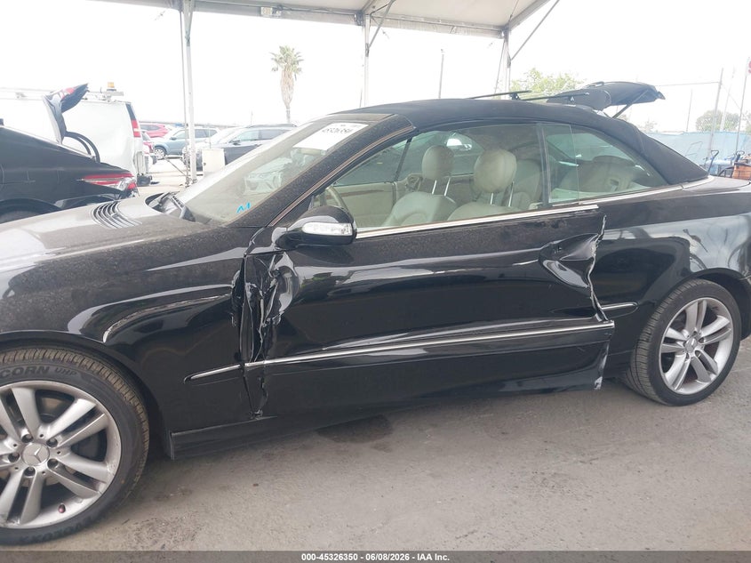 2006 Mercedes-benz Clk-class VIN WDBTK56G16T064126 IAAI salvage auction — LEFT SIDE, Salvage (California), sold $600 on 2026-07-15 (photo 6)