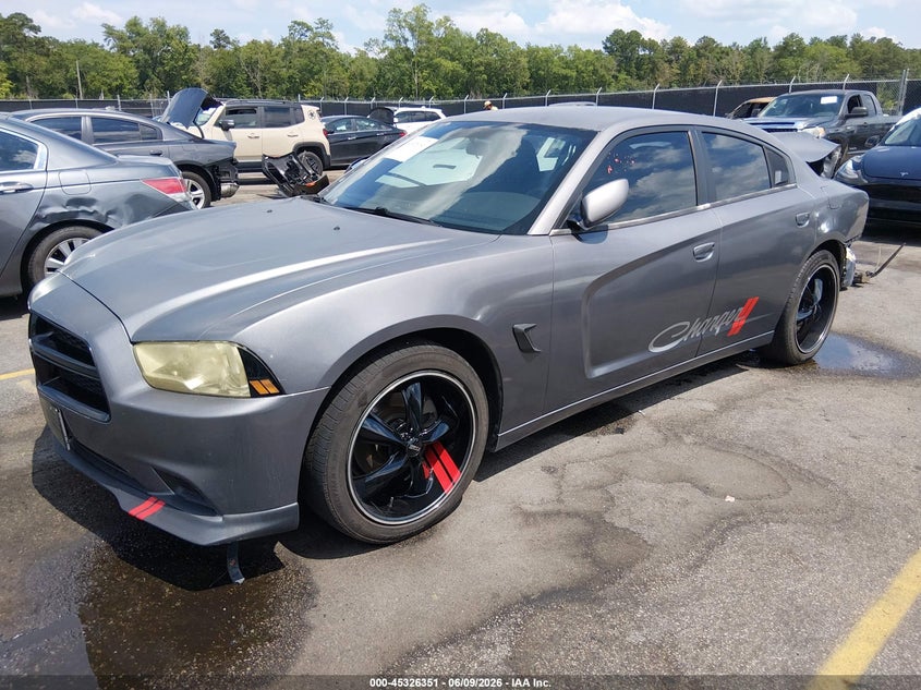 2014 Dodge Charger VIN 2C3CDXBG5EH243119 IAAI salvage auction — REAR END, Salvage (South Carolina), sold $500 on 2026-07-18 (photo 2)