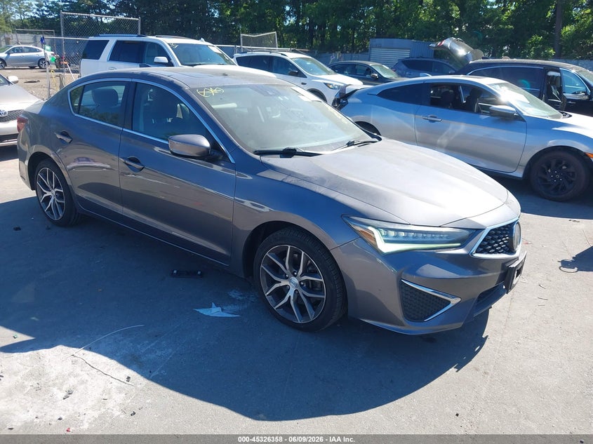 2020 Acura Ilx VIN 19UDE2F75LA002250 IAAI salvage auction — LEFT REAR, Salvage Title, sold $5,000 on 2026-07-23 (photo 1)