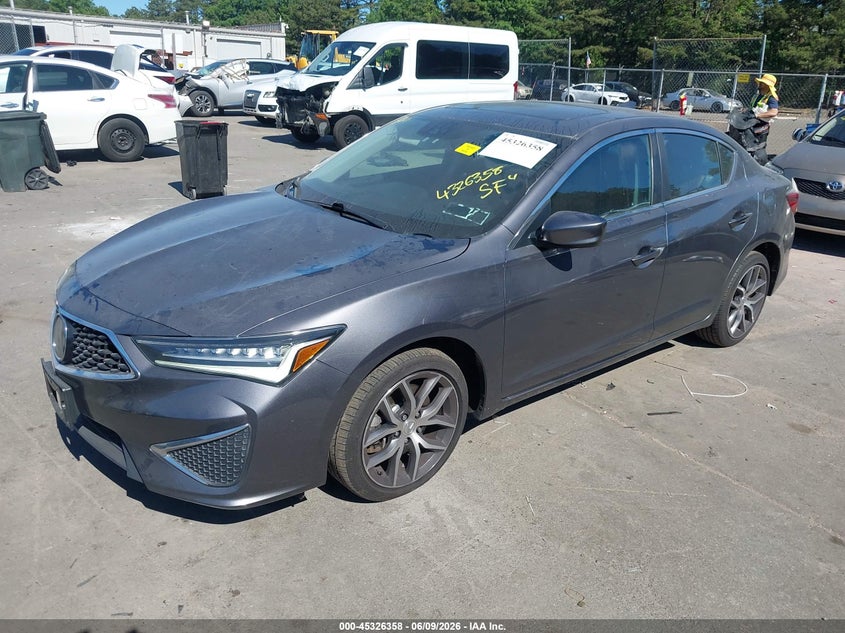2020 Acura Ilx VIN 19UDE2F75LA002250 IAAI salvage auction — LEFT REAR, Salvage Title, sold $5,000 on 2026-07-23 (photo 2)