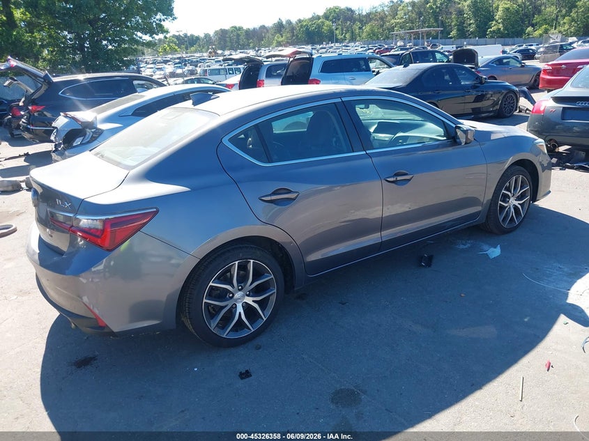 2020 Acura Ilx VIN 19UDE2F75LA002250 IAAI salvage auction — LEFT REAR, Salvage Title, sold $5,000 on 2026-07-23 (photo 4)
