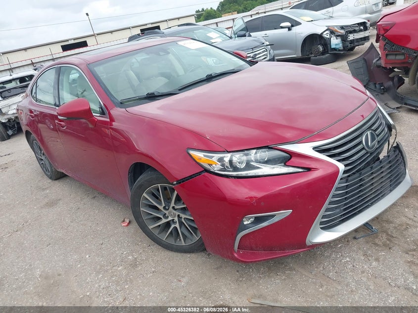 2017 Lexus ES VIN 58ABK1GG8HU070933 IAAI salvage auction — FRONT END, Salvage Title, sold $7,100 on 2026-07-29 (photo 1)