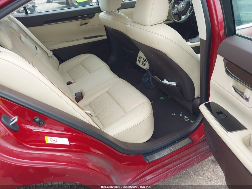 2017 Lexus ES VIN 58ABK1GG8HU070933 IAAI salvage auction — FRONT END, Salvage Title, sold $7,100 on 2026-07-29 (photo 8)