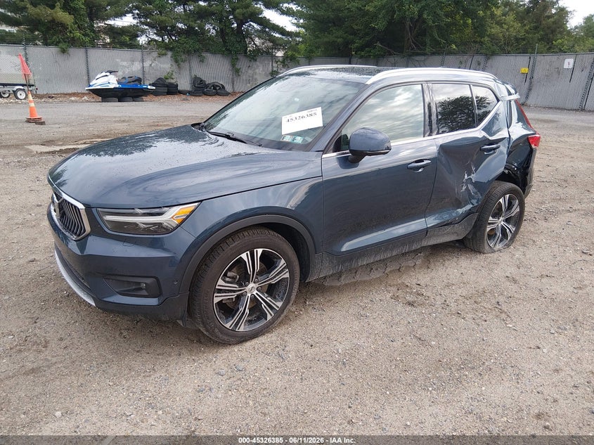 2022 Volvo Xc40 VIN YV4162UL1N2772714 IAAI salvage auction — LEFT REAR, Salvage (Pennsylvania), sold $8,850 on 2026-07-21 (photo 2)