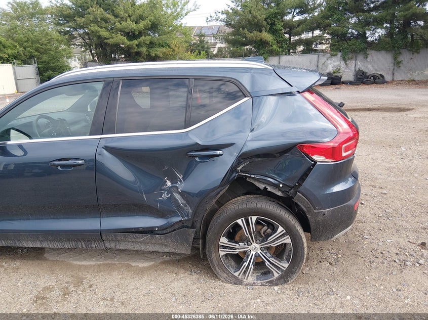 2022 Volvo Xc40 VIN YV4162UL1N2772714 IAAI salvage auction — LEFT REAR, Salvage (Pennsylvania), sold $8,850 on 2026-07-21 (photo 6)