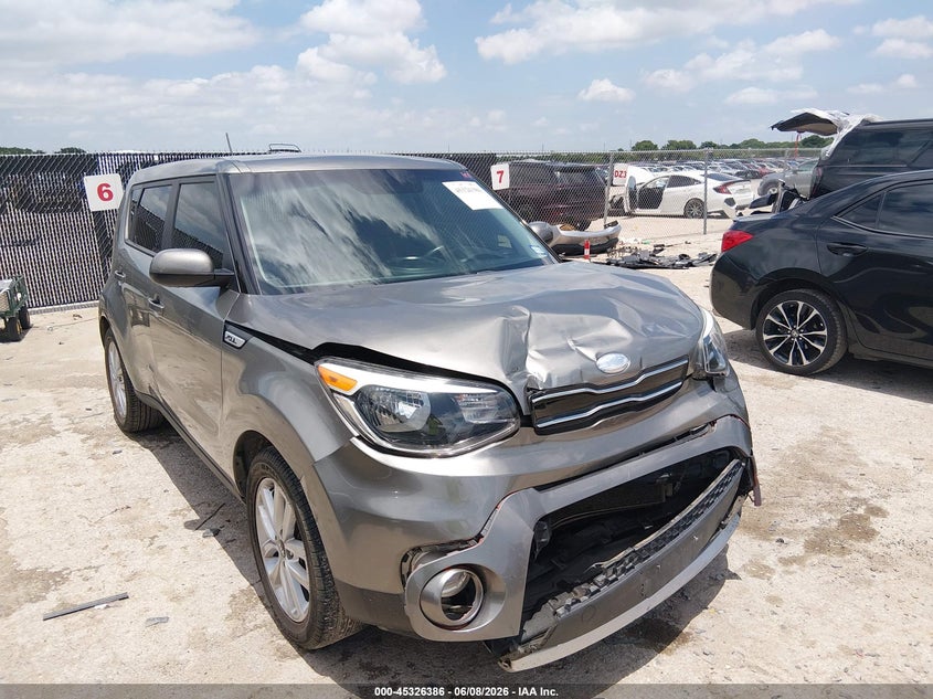 2019 Kia Soul VIN KNDJP3A53K7694401 IAAI salvage auction — FRONT END, Salvage Title, sold $2,200 on 2026-07-14 (photo 1)