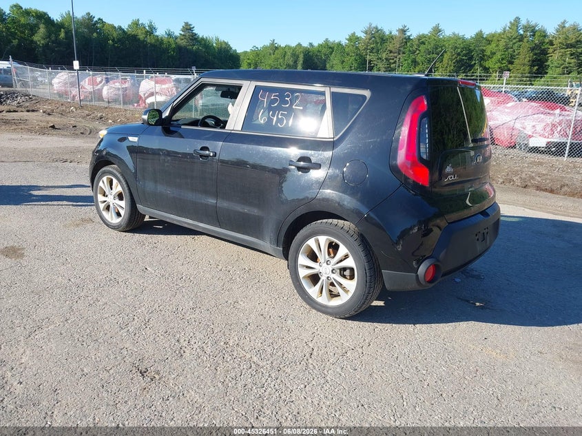 2014 Kia Soul VIN KNDJP3A59E7064905 IAAI salvage auction — NORMAL WEAR, Original (Maine), sold $700 on 2026-07-20 (photo 3)