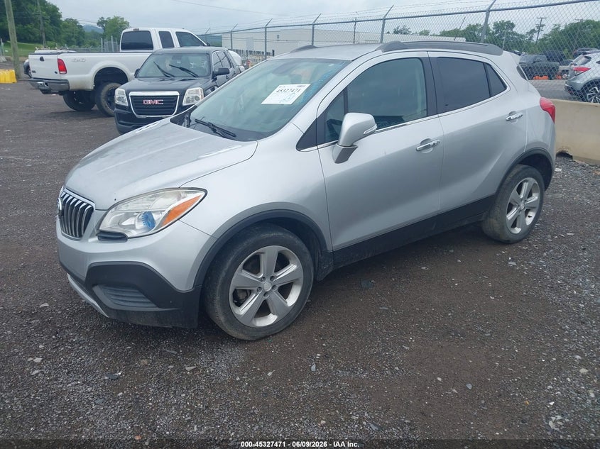 2015 Buick Encore VIN KL4CJASB6FB053100 IAAI salvage auction — NORMAL WEAR, Clear (Tennessee), sold $550 on 2026-07-09 (photo 2)