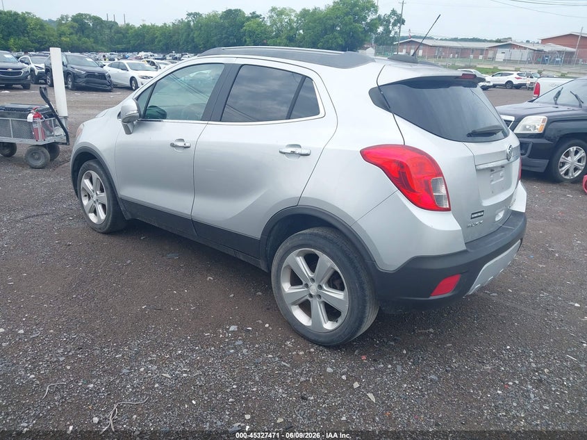 2015 Buick Encore VIN KL4CJASB6FB053100 IAAI salvage auction — NORMAL WEAR, Clear (Tennessee), sold $550 on 2026-07-09 (photo 3)