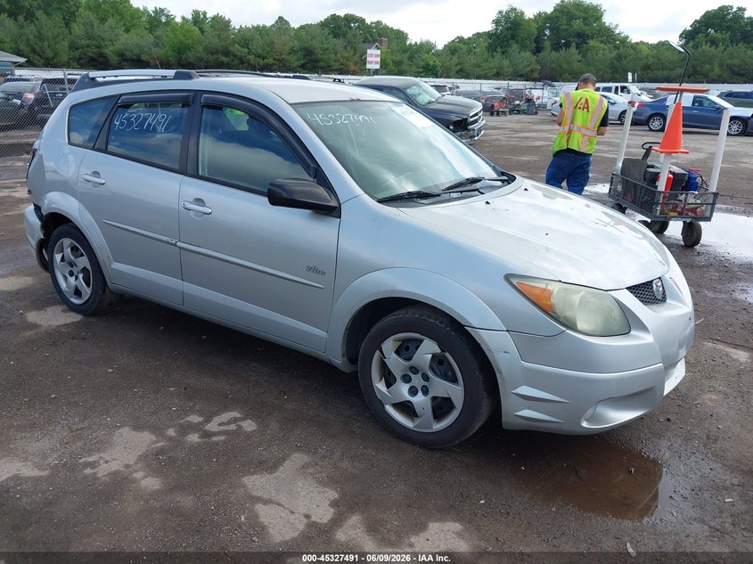 2004 Pontiac Vibe VIN 5Y2SL628X4Z423627 IAAI salvage auction — REAR END, Clear (Indiana), sold $275 on 2026-07-21 (photo 1)