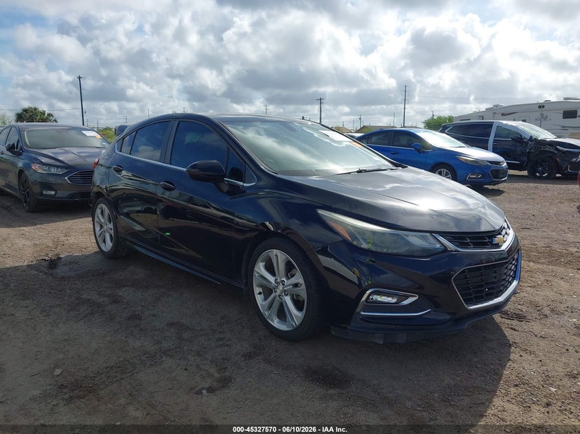 2017 Chevrolet Cruze VIN 3G1BE6SM2HS557275 IAAI salvage auction — REAR END, Original (Texas), sold $1,600 on 2026-07-26 (photo 1)