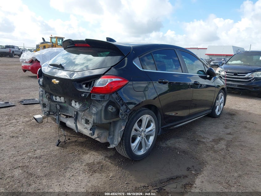 2017 Chevrolet Cruze VIN 3G1BE6SM2HS557275 IAAI salvage auction — REAR END, Original (Texas), sold $1,600 on 2026-07-26 (photo 4)