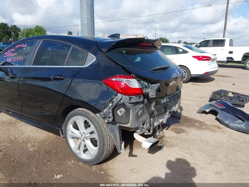 2017 Chevrolet Cruze VIN 3G1BE6SM2HS557275 IAAI salvage auction — REAR END, Original (Texas), sold $1,600 on 2026-07-26 (photo 6)