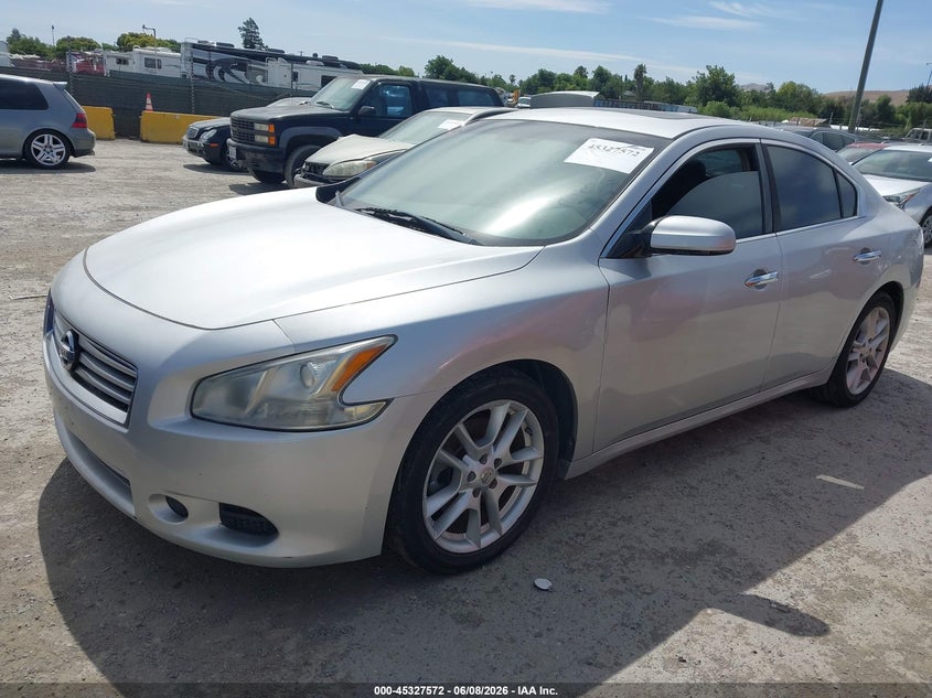 2014 Nissan Maxima VIN 1N4AA5AP3EC437836 IAAI salvage auction — NORMAL WEAR, Clear - Dealer Only (California), sold $400 on 2026-07-09 (photo 2)