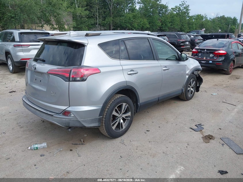 2018 Toyota Rav 4 VIN JTMRFREV1JJ248395 IAAI salvage auction — RIGHT FRONT, Salvage (Massachusetts), sold $5,600 on 2026-07-18 (photo 4)