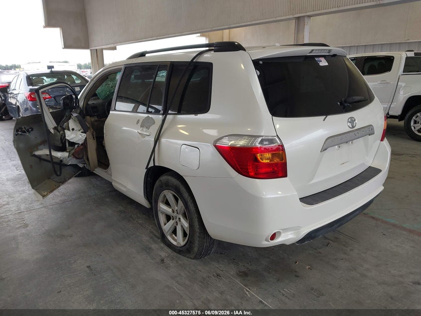 2010 Toyota Highlander VIN 5TDKK3EHXAS018751 IAAI salvage auction — FRONT END, Rebuildable (Florida), sold $700 on 2026-07-15 (photo 3)
