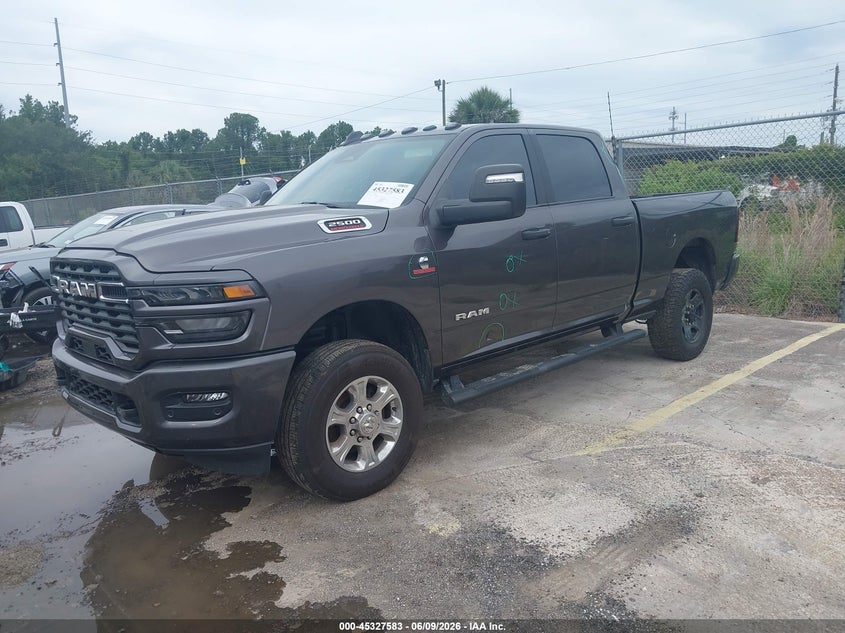 2025 Ram 2500 VIN 3C63R5DL8SG534860 IAAI salvage auction — LEFT & RIGHT, Salvage Title, sold $19,975 on 2026-07-29 (photo 2)