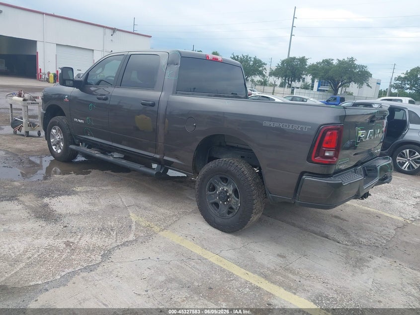 2025 Ram 2500 VIN 3C63R5DL8SG534860 IAAI salvage auction — LEFT & RIGHT, Salvage Title, sold $19,975 on 2026-07-29 (photo 3)