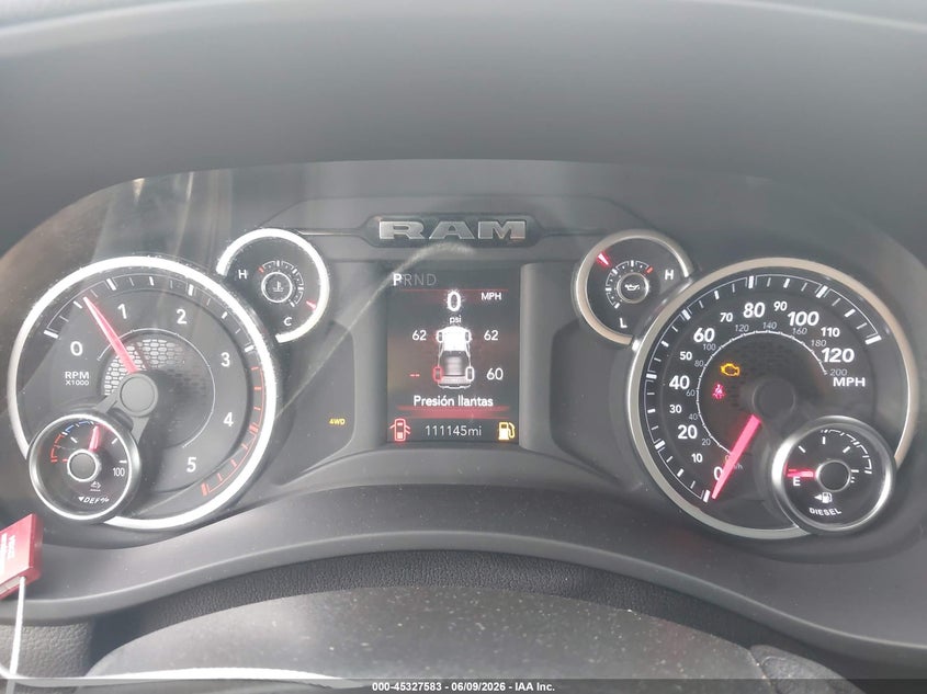 2025 Ram 2500 VIN 3C63R5DL8SG534860 IAAI salvage auction — LEFT & RIGHT, Salvage Title, sold $19,975 on 2026-07-29 (photo 5)