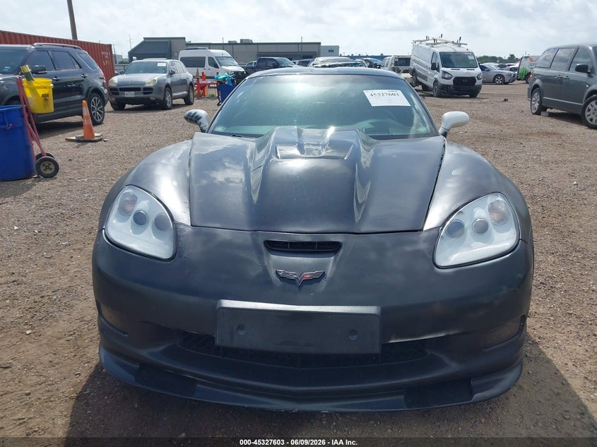 2010 Chevrolet Corvette VIN 1G1YK2DE8A5101430 IAAI salvage auction — ENGINE DAMAGE, Original (Texas), sold $19,200 on 2026-07-29 (photo 6)