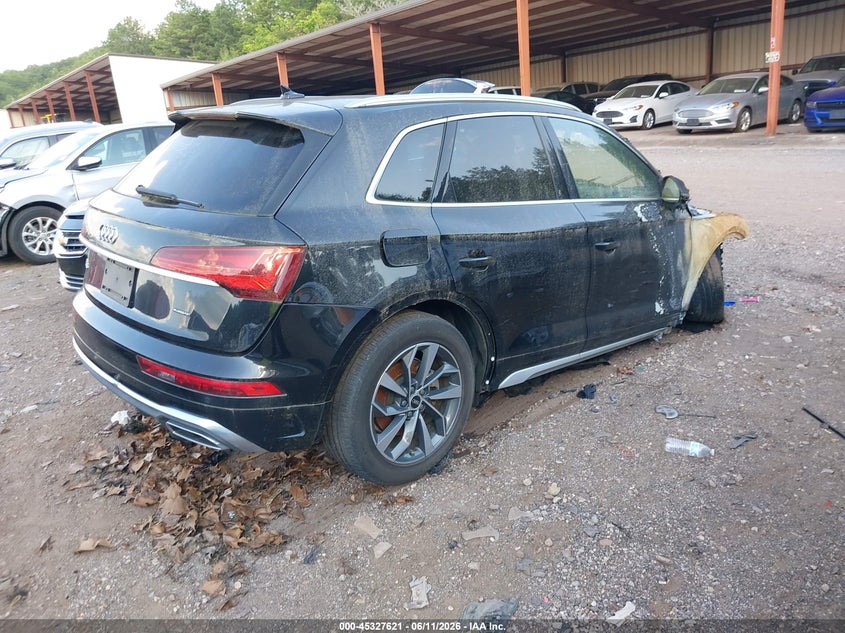 2023 Audi Q5 VIN WA1EAAFY8P2055925 IAAI salvage auction — ENGINE BURN, Certificate Of Destruction (Florida), sold $900 on 2026-07-15 (photo 4)