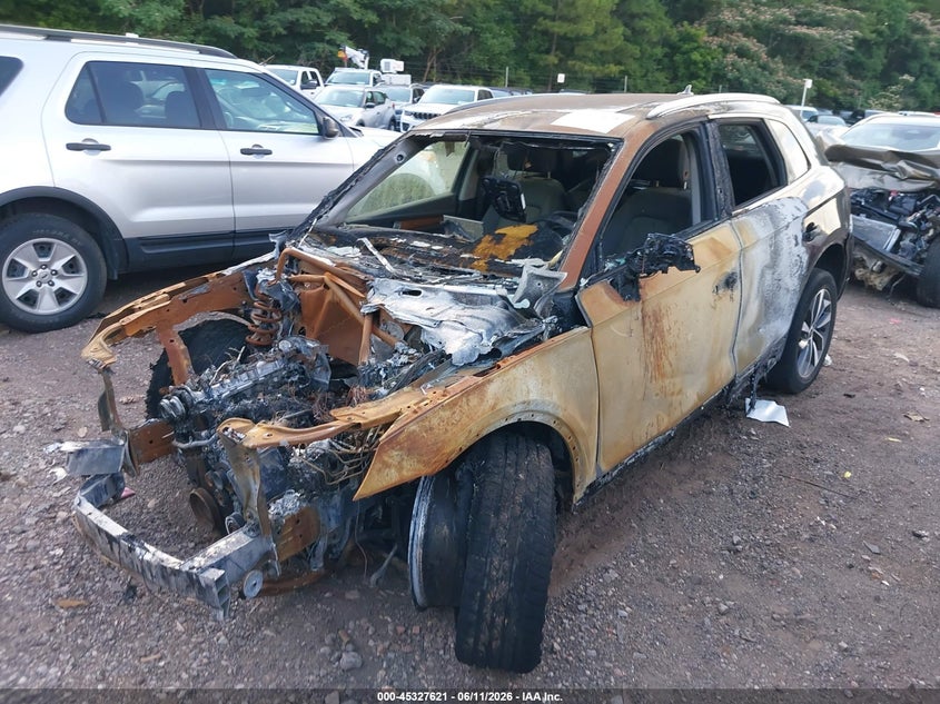 2023 Audi Q5 VIN WA1EAAFY8P2055925 IAAI salvage auction — ENGINE BURN, Certificate Of Destruction (Florida), sold $900 on 2026-07-15 (photo 6)