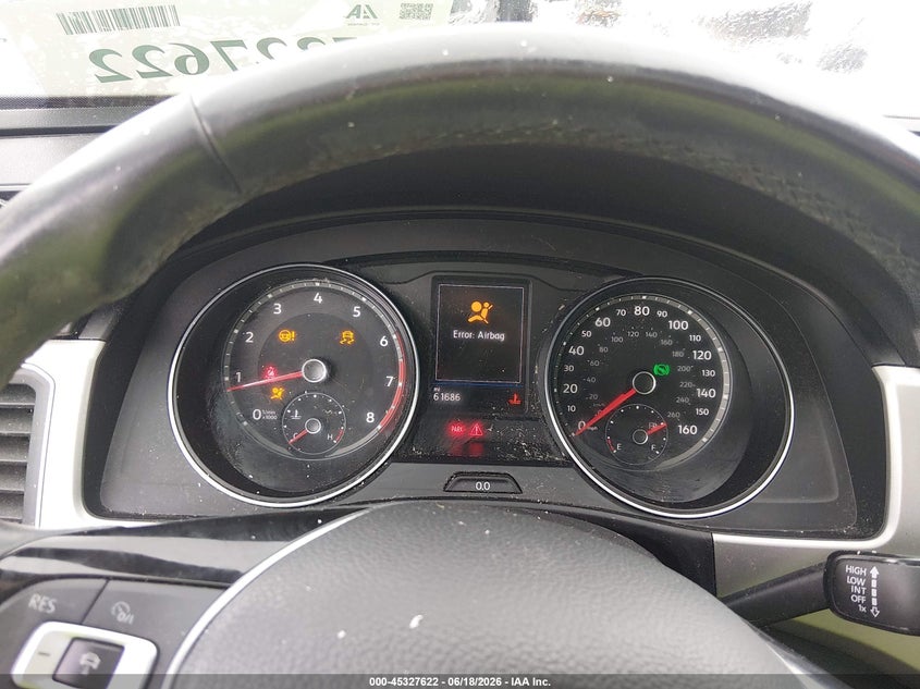2019 Volkswagen Atlas VIN 1V2UR2CA4KC538465 IAAI salvage auction — RIGHT FRONT, Salvage (Mississippi), sold $4,150 on 2026-07-18 (photo 7)