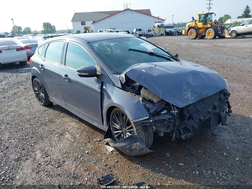 2017 Ford Focus rs VIN WF0DP3THXH4120356 IAAI salvage auction — FRONT END, Salvage Title, sold $3,275 on 2026-07-29 (photo 1)