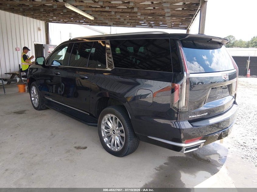 2023 Cadillac Escalade esv VIN 1GYS3KKL5PR416399 IAAI salvage auction — NORMAL WEAR, Enterprise Vehicles Clear Only (Georgia), sold $31,450 on 2026-07-22 (photo 3)