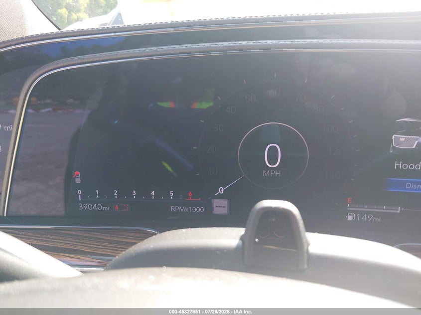 2023 Cadillac Escalade esv VIN 1GYS3KKL5PR416399 IAAI salvage auction — NORMAL WEAR, Enterprise Vehicles Clear Only (Georgia), sold $31,450 on 2026-07-22 (photo 7)