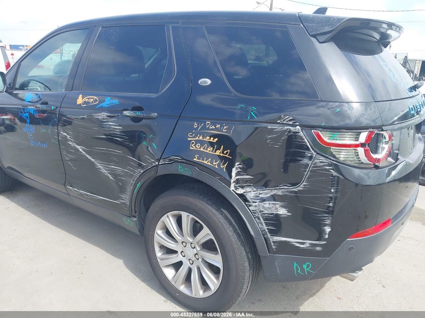 2016 Land rover Discovery sport VIN SALCP2BG8GH632702 IAAI salvage auction — LEFT SIDE, Salvage Title, sold $2,800 on 2026-07-15 (photo 6)